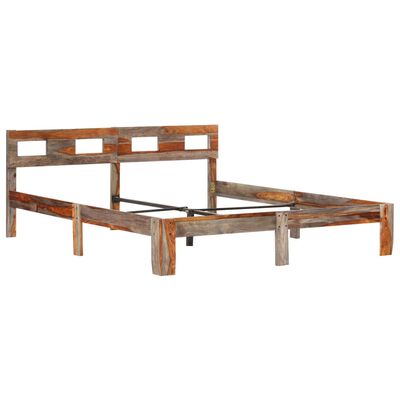 vidaXL Rama łóżka, lite drewno sheesham, 140x200 cm