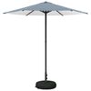 vidaXL Parasol ogrodowy z podstawą 230 x 230 cm Poliester Prostokątny