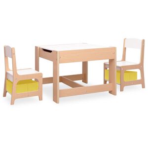 vidaXL Stolik dla dzieci z 2 krzesłami, MDF