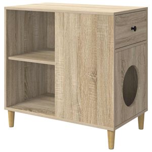 vidaXL Koty Dom Sonoma 72 x 42,5 x 70 cm Drewno inżynieryjne