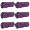 vidaXL Koce narzutowe 6 szt. Fioletowy 200 x 150 cm 2.61 Polar
