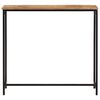 vidaXL Stolik konsolowy, 80x30x74 cm, lite drewno mango i żelazo