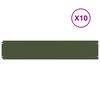 vidaXL Krawężnik do trawnika 10 szt. 20 x 103 cm Oliwkowy zielony