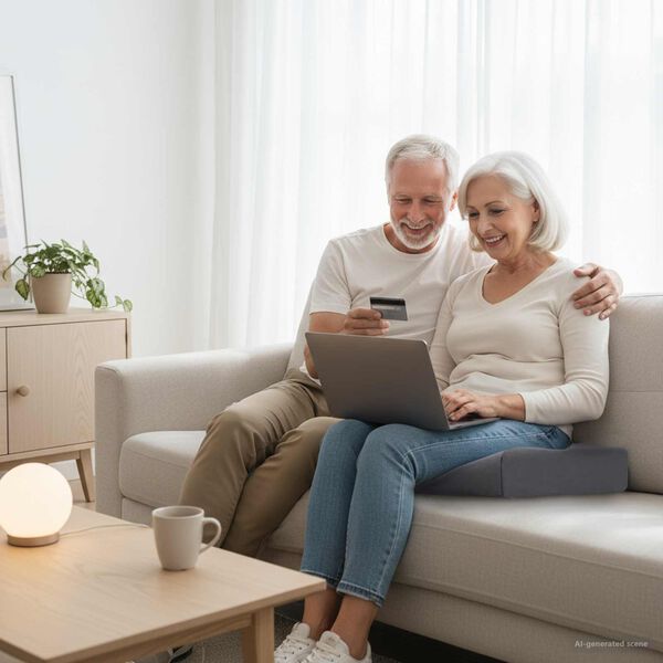 vidaXL Poduszka na siedzisko Szary