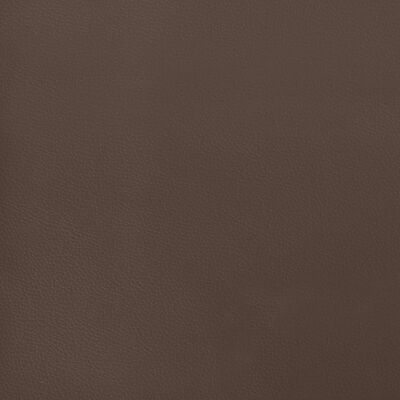 vidaXL Zagłówek uszak, brązowy, 83x23x78/88 cm, sztuczna skóra