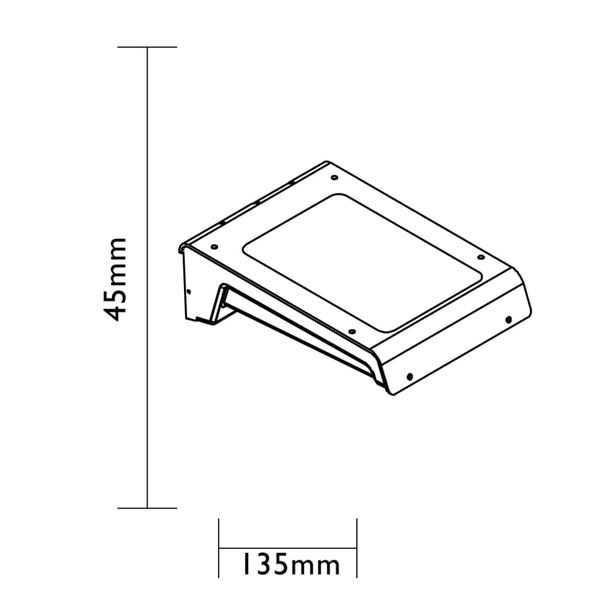 Luxbright Solarny kinkiet ogrodowy LED, Madison, 34105