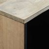 vidaXL Bufet Biały 80 x 33 x 75 cm lite drewno mango