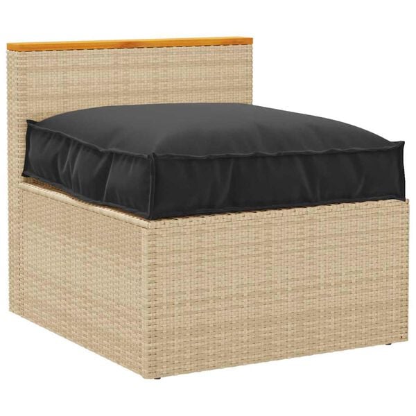 vidaXL Poduszka Czarny 70 x 70 x 12 cm Materiał Oxford