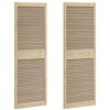 vidaXL Drzwi do szafki z drzwiami 2 pcs Naturalny 170 x 2,1 x 59,5 cm