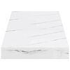 vidaXL P&oacute;łka ścienna 4 pcs Biały marmur 50 x 23 x 4 cm