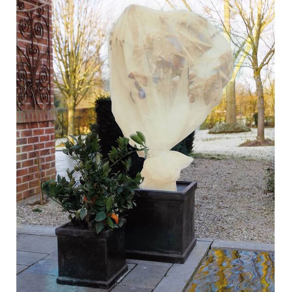 Nature Kaptur ochronny na rośliny, 60 g/m&sup2;, beżowy, 2 x 5 m