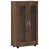 vidaXL Bufet FLORIN 55,5 x 29 x 100 cm Brązowy dąb Drewno inżynieryjne
