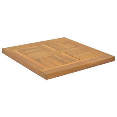 vidaXL Kwadratowy blat do stolika, 40x40x2,5 cm, lite drewno tekowe