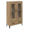 vidaXL Highboard Dąb rzemieślniczy 70 x 31 x 115 cm