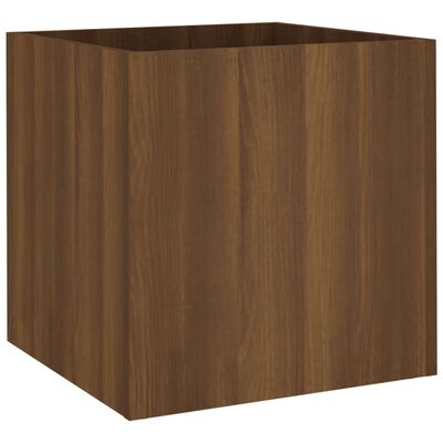vidaXL Donica, brązowy dąb, 40x40x40 cm, materiał drewnopochodny