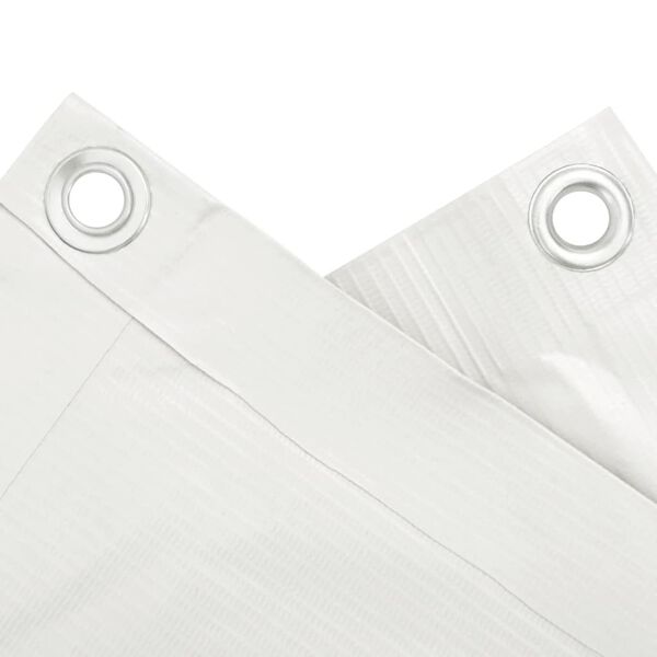 vidaXL Osłona balkonowa, biała, 600x120 cm, PVC