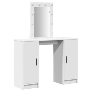 vidaXL Toaletka Biały 102 x 33 x 135 cm Drewno inżynieryjne