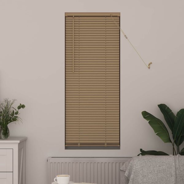 vidaXL Żaluzja wenecka Jasnobrązowy ze wzorem 150 x 60 cm PVC