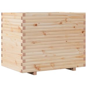 vidaXL Donica ogrodowa, 90x60x72,5 cm, lite drewno sosnowe