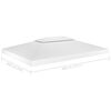 vidaXL 2-poziomowe zadaszenie altany, 310 g/m² 4x3 m, białe