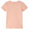 Koszulka dziecięca z krótkimi rękawami, jasnopomarańczowa, 92