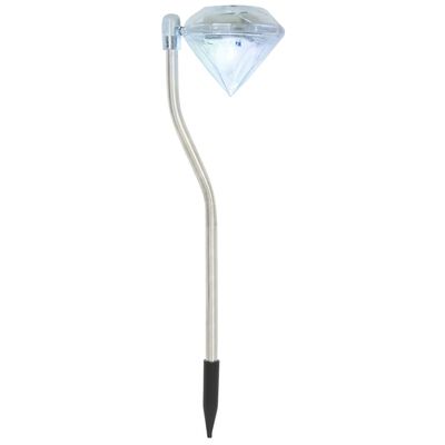 vidaXL Lampki solarne ogrodowe LED, 6 szt., 9x7,8x29,5 cm