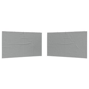 vidaXL Ściana boczna namiotu na imprezy 2 szt. 400 x 195 cm jasnoszary