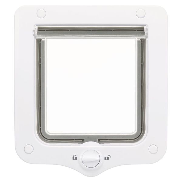 TRIXIE 2-kierunkowe drzwiczki dla kota, białe