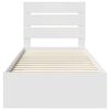vidaXL Ramka ł&oacute;żka Biały 100 x 200 cm Materiał drewnopochodny