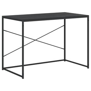vidaXL Biurko komputerowe, czarne 110x60x70 cm materiał drewnopochodny