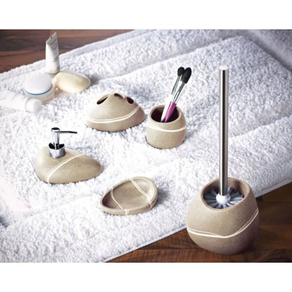 RIDDER Kubek na szczoteczki do zęb&oacute;w Little Rock, piaskowy