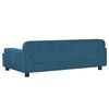 vidaXL Sofa dla dzieci, niebieska, 90x53x30 cm, aksamit