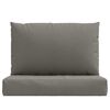 vidaXL Poduszki na sofę z palet, 2 szt., ciemnoszary melanż, tkanina