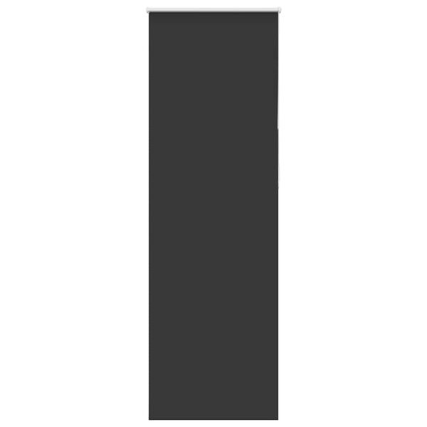 vidaXL Roleta zaciemniająca czarny 70x230 cm Szerokość tkaniny 65,7 cm