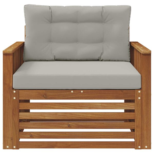 vidaXL Zestaw sof na zewnątrz Lite drewno akacjowe i poliester