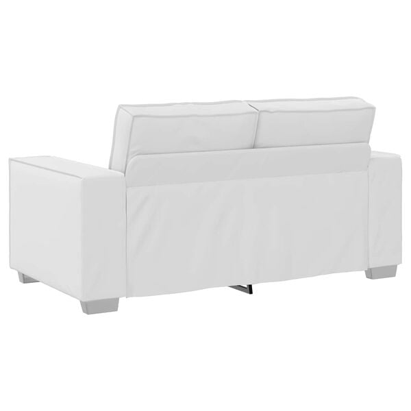 vidaXL Sofa Biały 160 x 80 x 84 cm tkanina