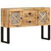 vidaXL Szafka, 110x30x74 cm, surowe drewno mango