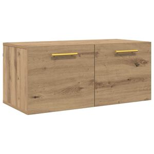 vidaXL Szafka ścienna dąb artisan 80 x 36.5 x 35 cm