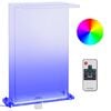 vidaXL Fontanna ogrodowa z oświetleniem RGB LED, akrylowa, 51 cm