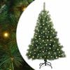 vidaXL Sztuczna choinka z 150 diodami LED Zielony 120 cm PE i PVC
