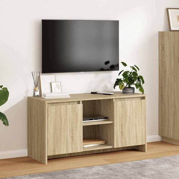 vidaXL Szafka pod TV, dąb sonoma, 102x37,5x52,5 cm