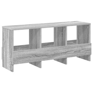 vidaXL Regał na gazety Szary Sonoma 102 x 30 x 45 cm