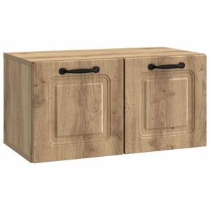 vidaXL Szafka RTV montowana na ścianie 59,5 x 31 x 30 cm Dąb artisan