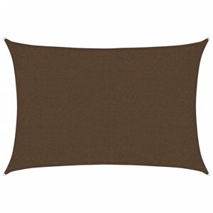 vidaXL Żagiel przeciwsłoneczny, 160 g/m&sup2;, brązowy, 2x3 m, HDPE