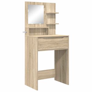 vidaXL Toaletki do sypialni Dąb Sonoma 80 x 39,6 x 135 cm