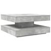 vidaXL Stolik kawowy obrotowy 360 stopni, betonowy, szary, 70x70x34,5 cm