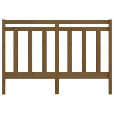 vidaXL Wezgłowie łóżka, miodowy brąz 166x4x100 cm, lite drewno sosnowe