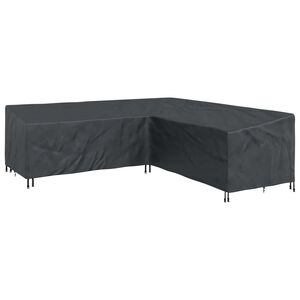 vidaXL Pokrowiec na meble 270 x 270 x 80 cm Tkanina Oxford 210D Czarny