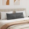 vidaXL Poduszki na sofę 2 pcs Ciemnoszary 120 x 40 cm