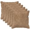 vidaXL Poduszka 6 szt. HOUTEN Ciemnoszary 30 x 30 cm